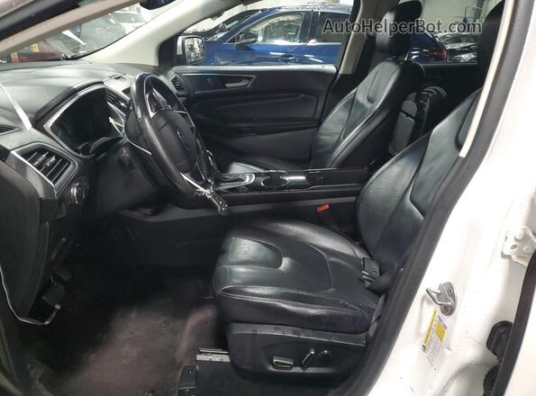 2FMPK4K92GBB66973 2016 FORD EDGE White Front interior view