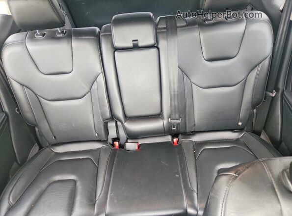 2FMPK4K92HBB20139 2017 FORD EDGE Черный Вид задних сидений