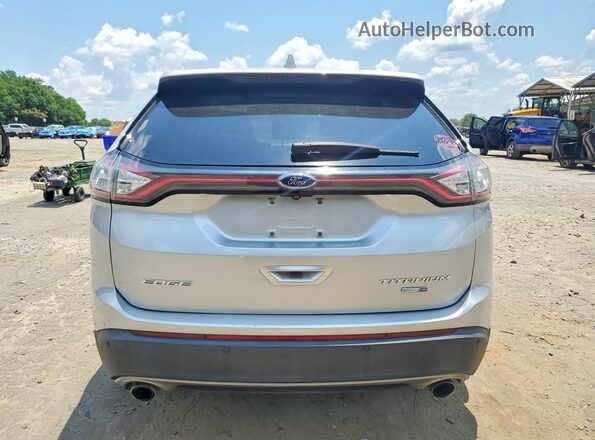 2FMPK4K92HBB58146 2017 FORD EDGE Silver უკანა ხედი