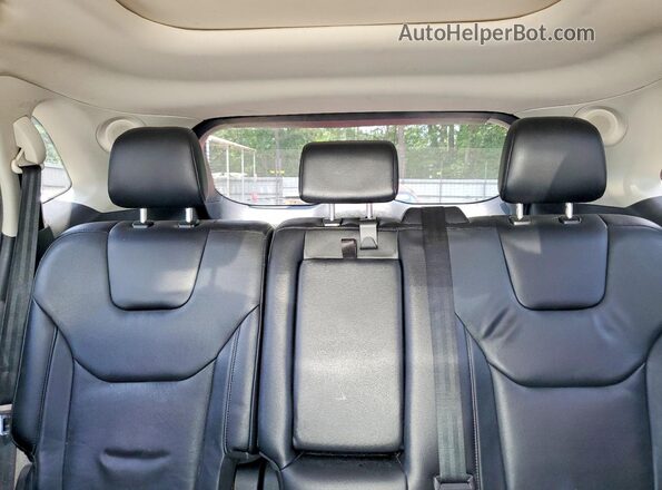 2FMPK4K92HBB58146 2017 FORD EDGE Silver უკანა სავარძლების ხედი