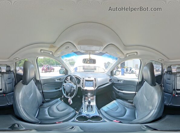 2FMPK4K92HBB58146 2017 FORD EDGE Silver სალონის 360-გრადუსიანი ხედი