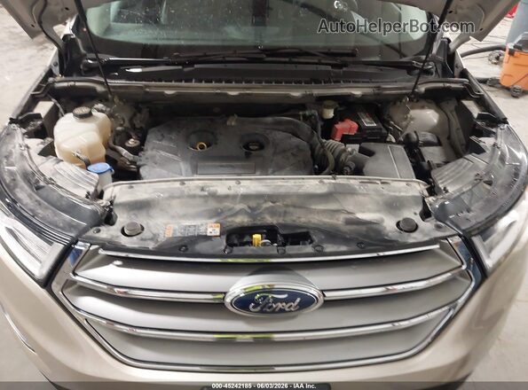 2FMPK4K92JBB85286 2018 FORD EDGE Beige Вид ззаду