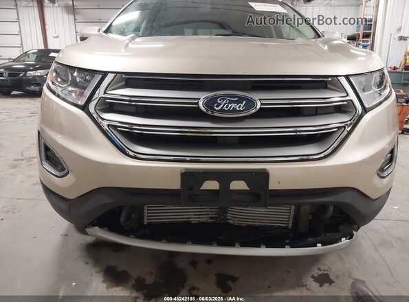 2FMPK4K92JBB85286 2018 FORD EDGE Beige Вид спереду