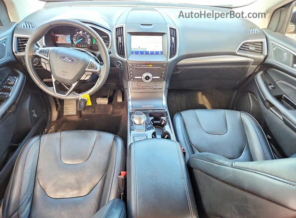 2FMPK4K92KBB21606 2019 FORD EDGE Black Widok deski rozdzielczej