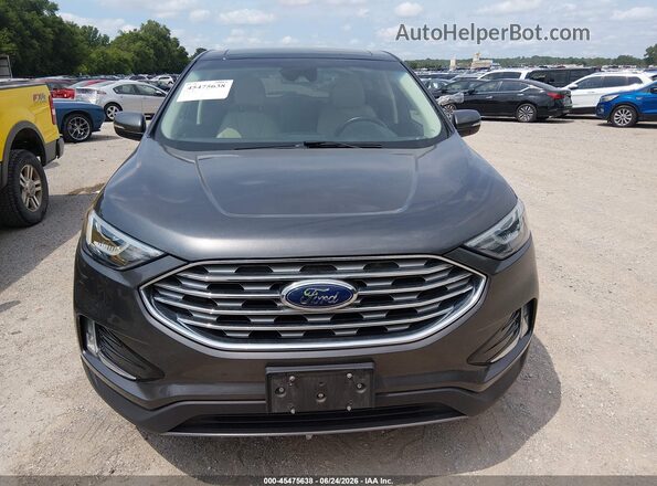 2FMPK4K92KBB52788 2019 FORD EDGE Gray Vista del cuadro de instrumentos