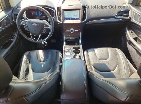 2FMPK4K92LBA75762 2020 FORD EDGE Белый Вид панели приборов