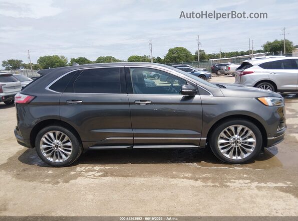 2FMPK4K92LBA93694 2020 FORD EDGE Gray Սալոնի հետևի տեսք