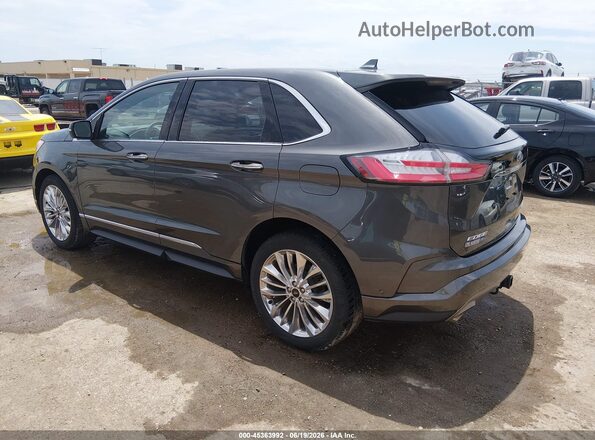 2FMPK4K92LBA93694 2020 FORD EDGE Gray Հետևի ձախ