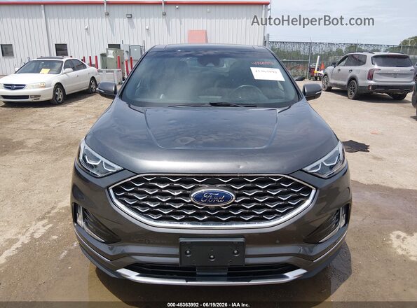2FMPK4K92LBA93694 2020 FORD EDGE Gray Սարքավորումների վահանակի տեսք