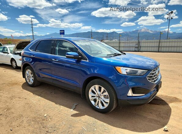 2FMPK4K92PBA36188 2023 FORD EDGE Blue Առջևի աջ