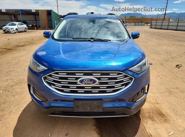 2FMPK4K92PBA36188 2023 FORD EDGE Blue Դիմացի տեսք