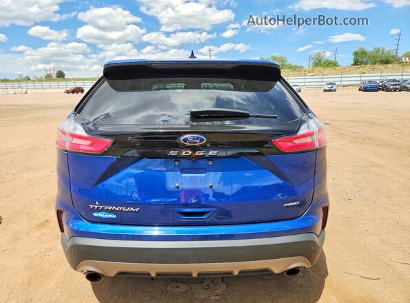2FMPK4K92PBA36188 2023 FORD EDGE Blue Հետևի տեսք