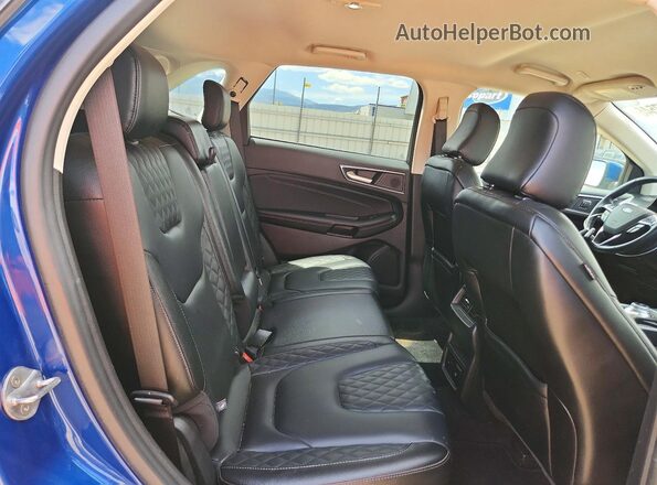 2FMPK4K92PBA36188 2023 FORD EDGE Blue Հետևի նստատեղերի տեսք