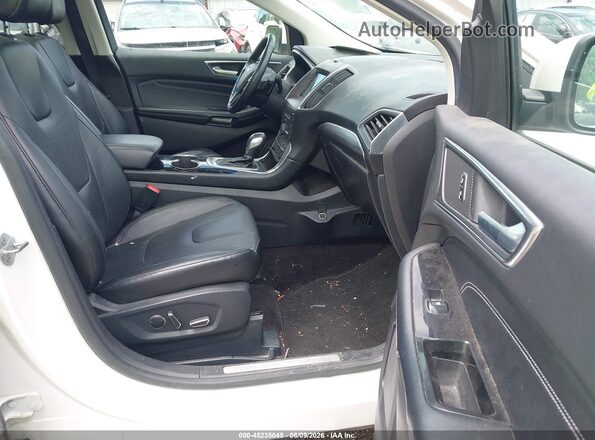 2FMPK4K93GBC20135 2016 FORD EDGE Белый Вид салона спереди