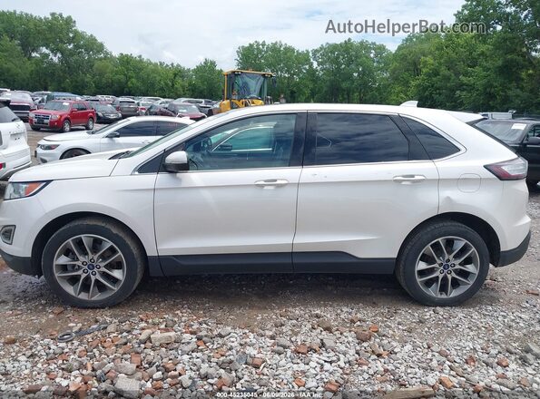 2FMPK4K93GBC20135 2016 FORD EDGE Белый Панорамный вид салона 360°