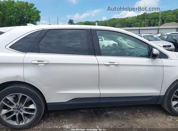 2FMPK4K93GBC20135 2016 FORD EDGE Белый Вид задней части салона