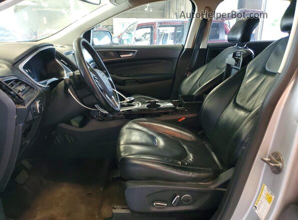 2FMPK4K93HBB90751 2017 FORD EDGE Silver Vista interior delantera