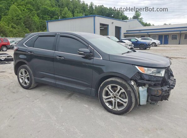 2FMPK4K93JBB06871 2018 FORD EDGE Black Delantero derecho