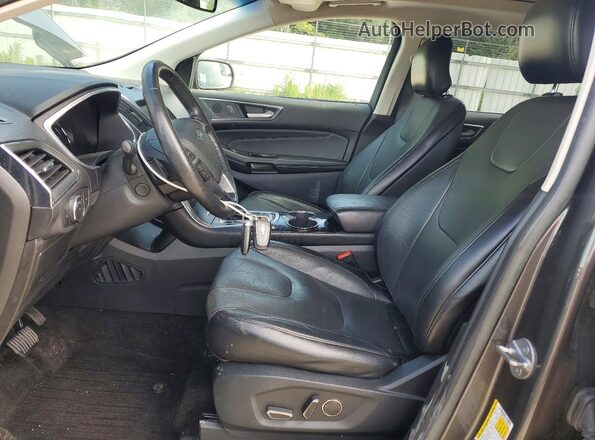 2FMPK4K93JBC28291 2018 FORD EDGE Gray Вид салону спереду
