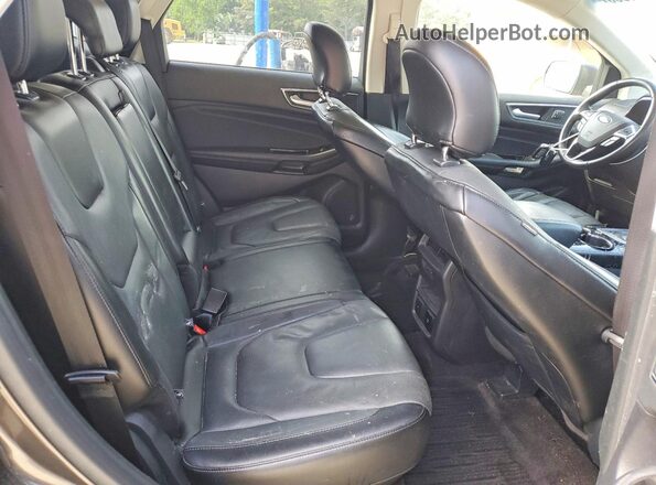 2FMPK4K93JBC28291 2018 FORD EDGE Gray Вид задньої частини салону