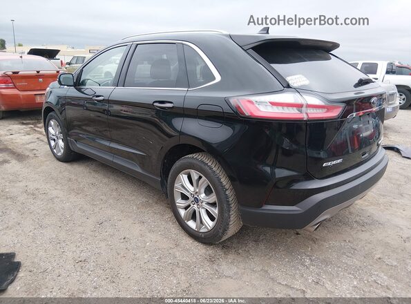 2FMPK4K93KBB56753 2019 FORD EDGE Черный Задняя левая четверть
