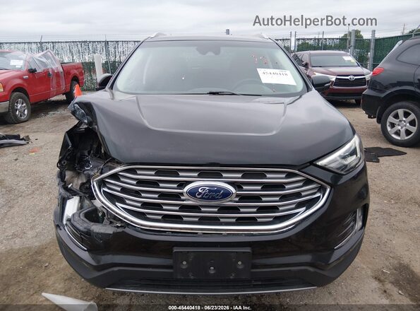 2FMPK4K93KBB56753 2019 FORD EDGE Черный Вид задней части салона