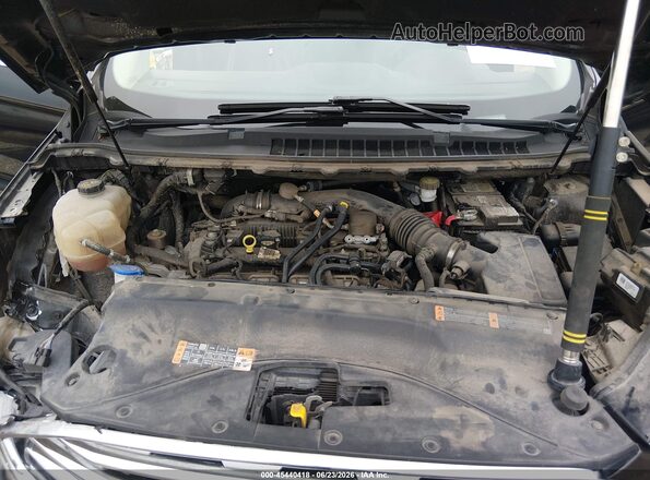 2FMPK4K93KBB56753 2019 FORD EDGE Черный Вид сзади