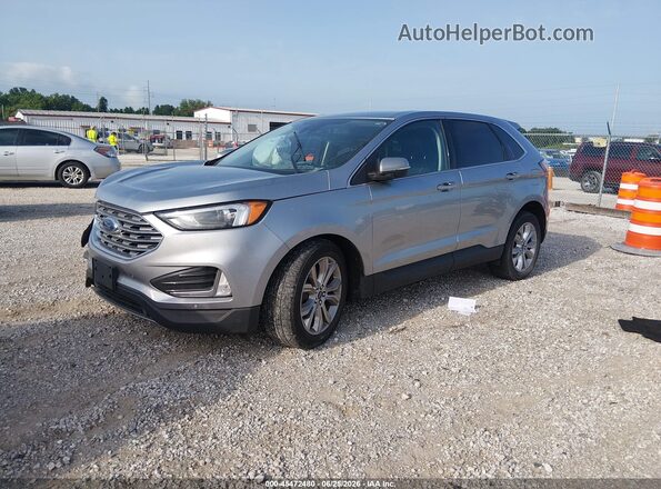 2FMPK4K93NBA53918 2022 FORD EDGE Серый Передняя левая четверть