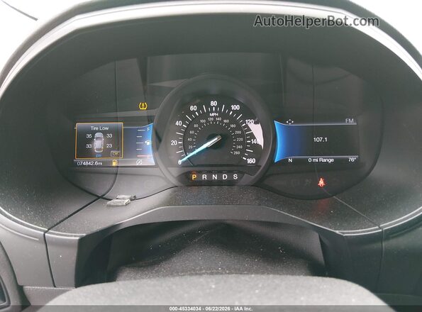 2FMPK4K93NBB04320 2022 FORD EDGE Gray Հետևի նստատեղերի տեսք