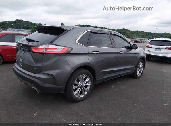 2FMPK4K93NBB04320 2022 FORD EDGE Gray Հետևի աջ