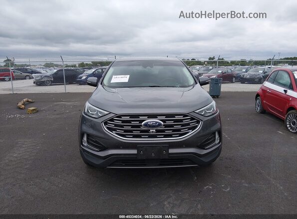 2FMPK4K93NBB04320 2022 FORD EDGE Gray Սարքավորումների վահանակի տեսք