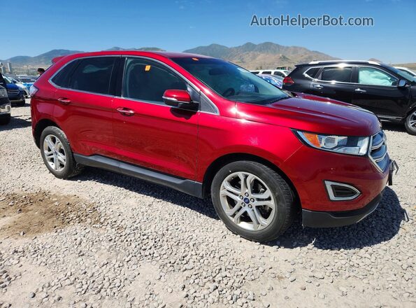 2FMPK4K94HBB60027 2017 FORD EDGE Red Առջևի աջ