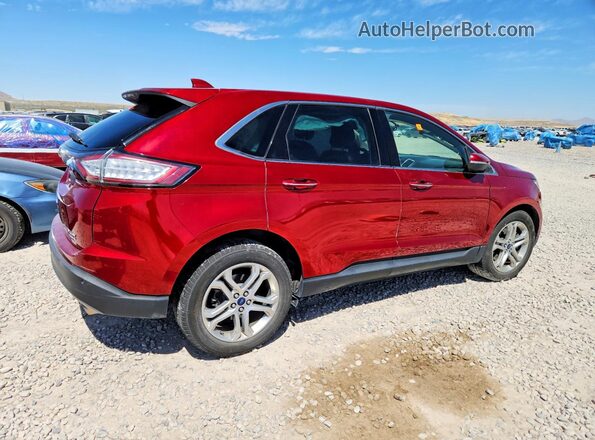 2FMPK4K94HBB60027 2017 FORD EDGE Red Հետևի աջ