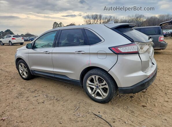 2FMPK4K94JBB89212 2018 FORD EDGE Silver Trasero izquierdo
