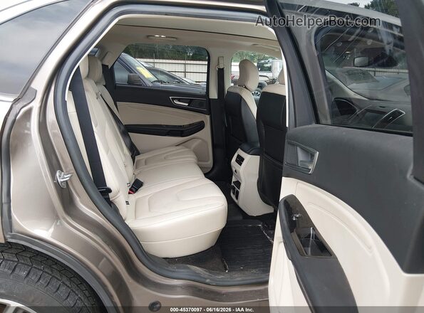 2FMPK4K94KBB93228 2019 FORD EDGE Brown VIN კოდის სტიკერის ხედი