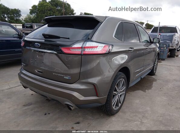 2FMPK4K94KBB93228 2019 FORD EDGE Brown უკანა მარჯვენა