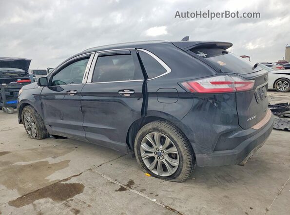 2FMPK4K94KBC23036 2019 FORD EDGE Black უკანა მარცხენა