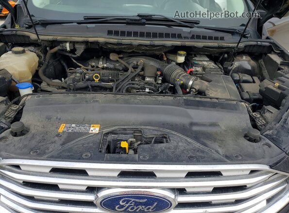 2FMPK4K94KBC23036 2019 FORD EDGE Black ძრავის განყოფილების ხედი