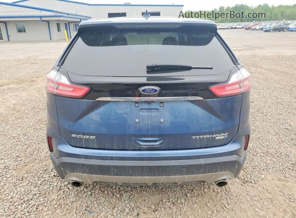 2FMPK4K94KBC43044 2019 FORD EDGE Blue 