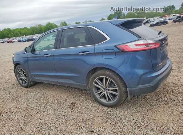 2FMPK4K94KBC43044 2019 FORD EDGE Blue 
