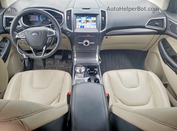 2FMPK4K94KBC43044 2019 FORD EDGE Blue 