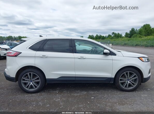 2FMPK4K94LBB51630 2020 FORD EDGE White უკანა სალონის ხედი