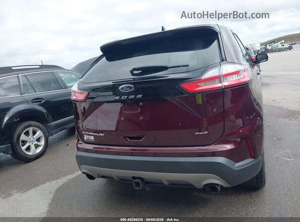 2FMPK4K94MBA34955 2021 FORD EDGE Maroon 