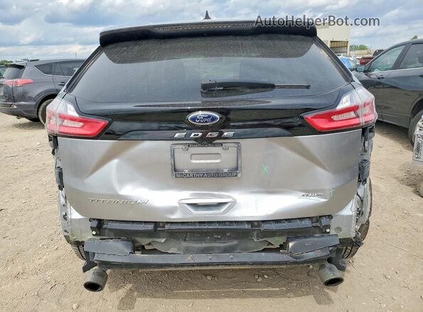 2FMPK4K94NBA09636 2022 FORD EDGE Silver Vista trasera