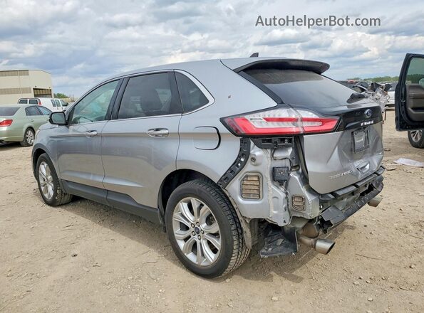 2FMPK4K94NBA09636 2022 FORD EDGE Silver Trasero izquierdo