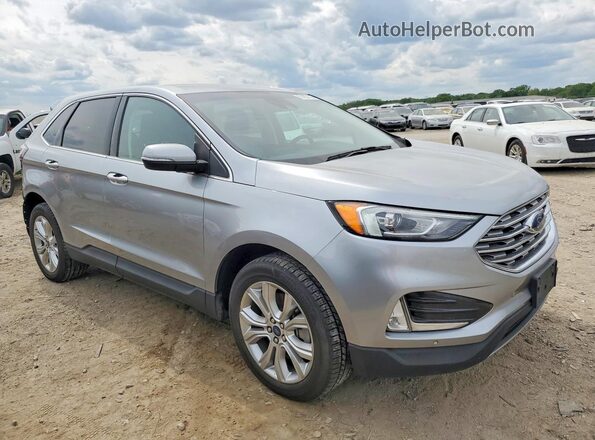 2FMPK4K94NBA09636 2022 FORD EDGE Silver Delantero derecho