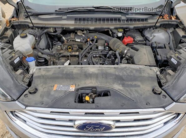 2FMPK4K94NBA09636 2022 FORD EDGE Silver Vista del compartimento del motor