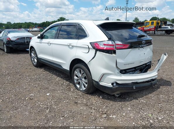 2FMPK4K94NBA96163 2022 FORD EDGE White Rear left