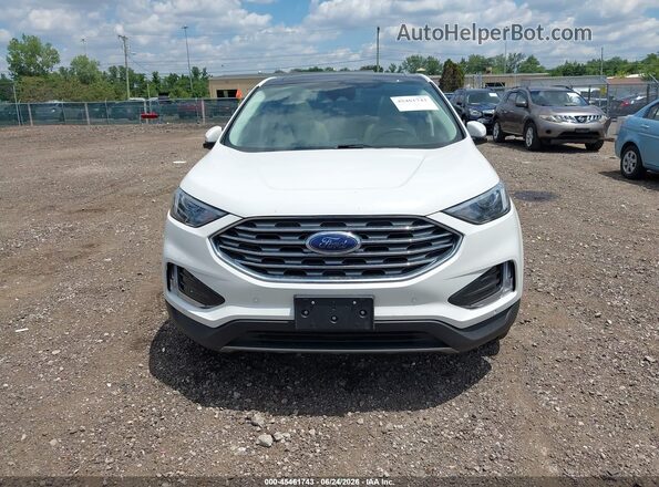 2FMPK4K94NBA96163 2022 FORD EDGE White Rear interior view