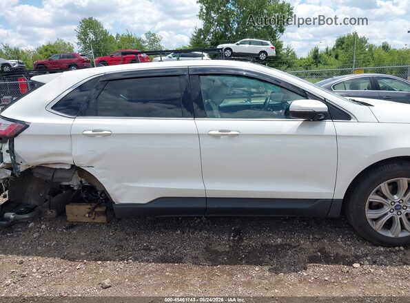 2FMPK4K94NBA96163 2022 FORD EDGE White 360 interior view